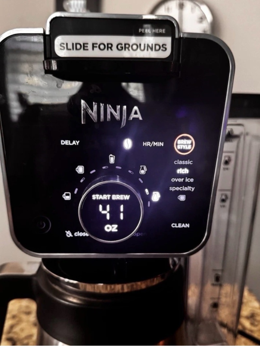 Ninja dual Coffee Brew - Black with Silver Logo